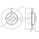 TOMEX Brakes Bremsscheibe